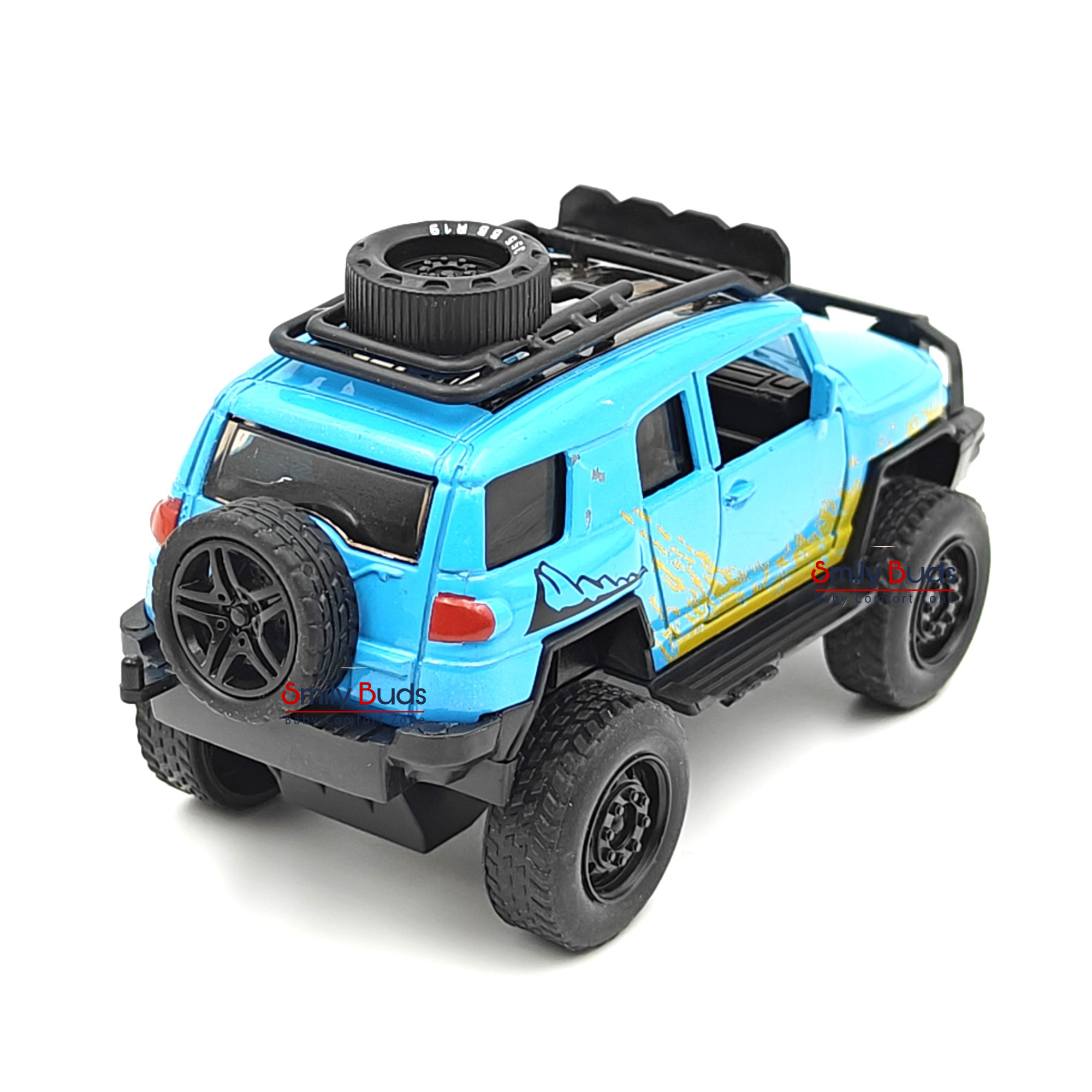 Smily Buds - Die-Cast Off-Road Thar 4x4 Vehicle Collection, 1:36 Scales - Orange