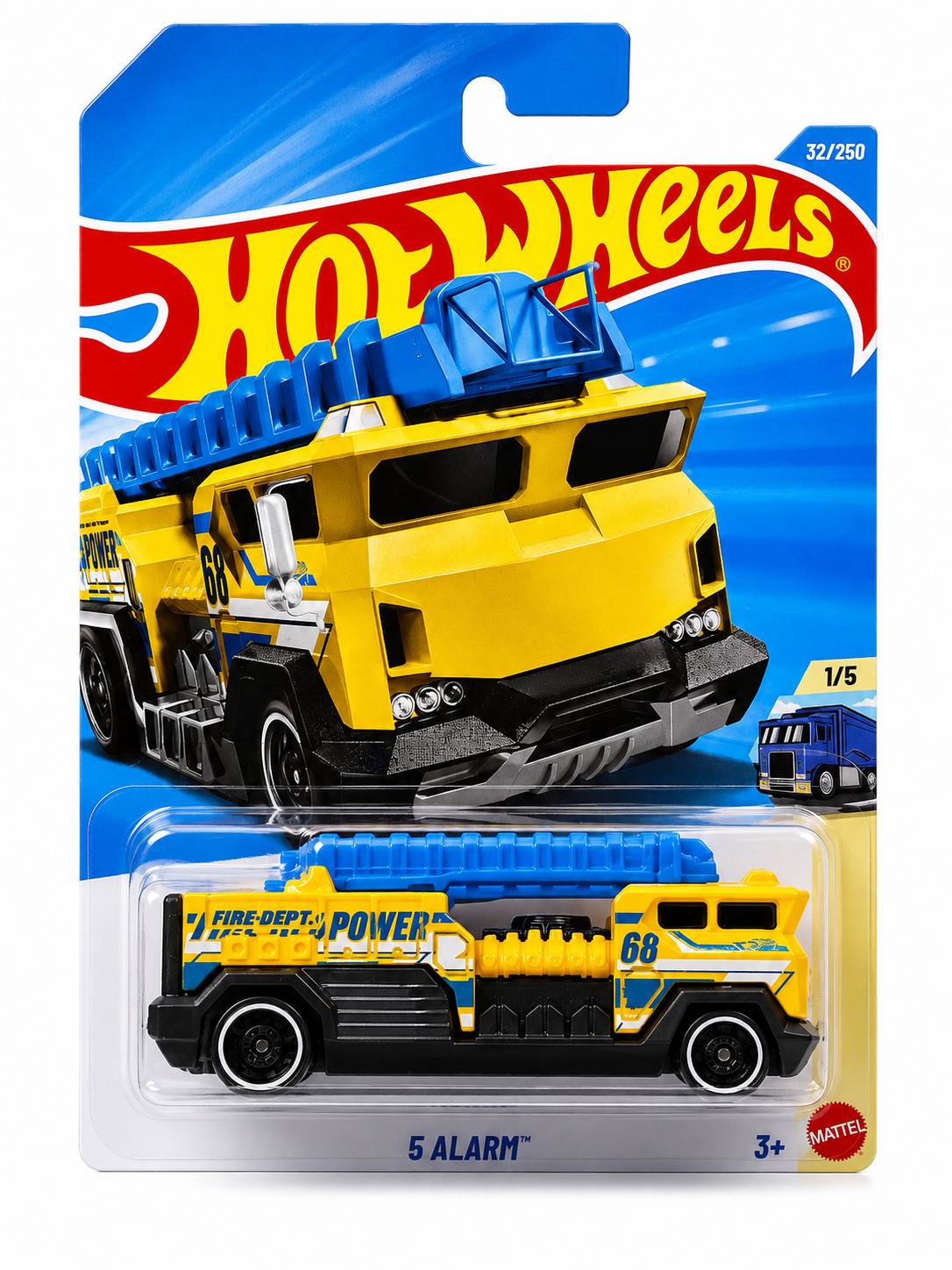 Smily Buds - Hot Wheels 2019 Hw Rescue: 5 Alarm [Green] - International Card - Pack of 1