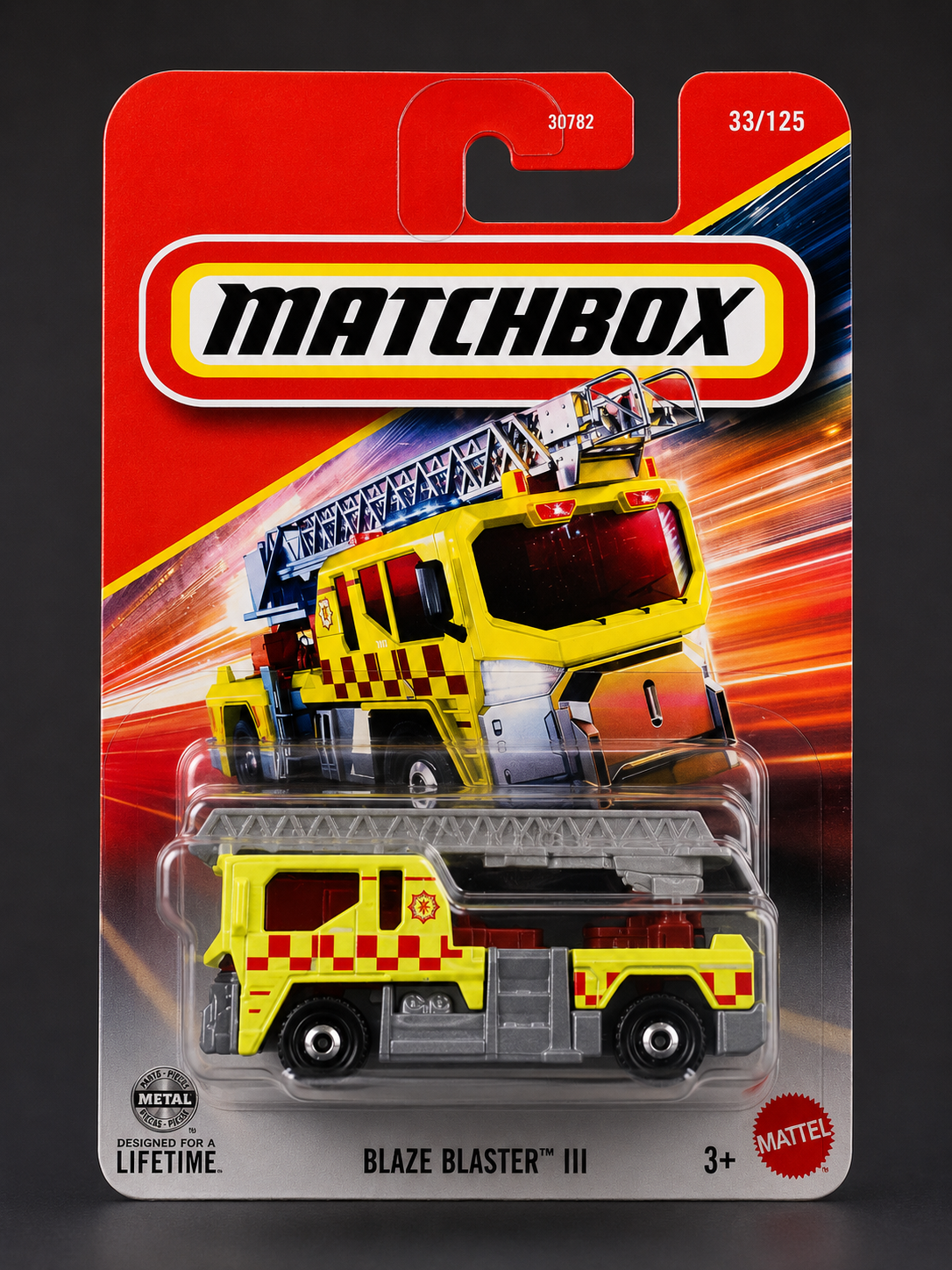 Smily Buds - Hot Wheels 2026 Match Box Blaze Blaster III for 3 Years & Above 53/125 (Yellow)