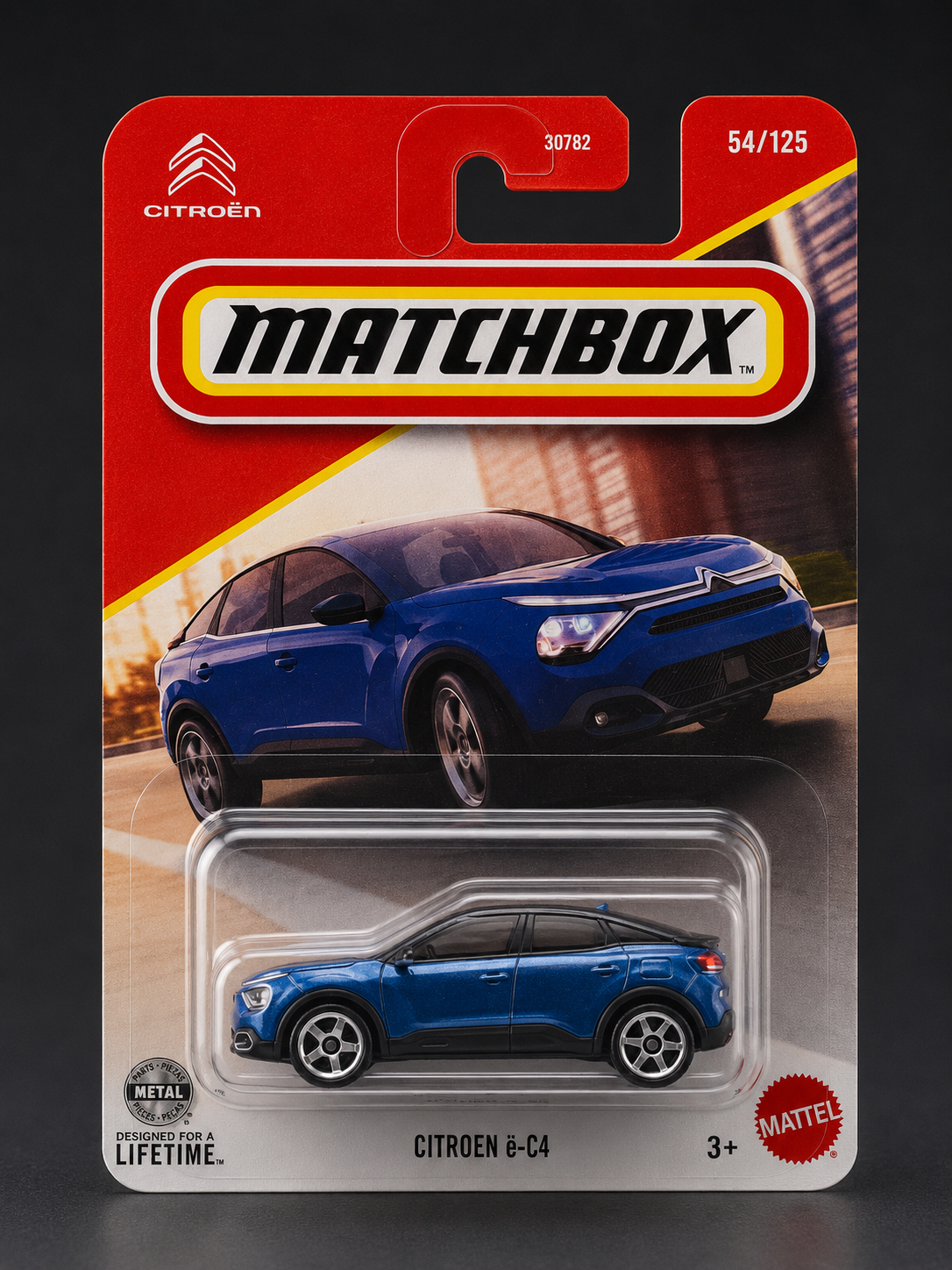 Smily Buds - Matchbox 1:64 Scale Citroën ë-C4 for 3 Years & Above 54/125 (Blue)