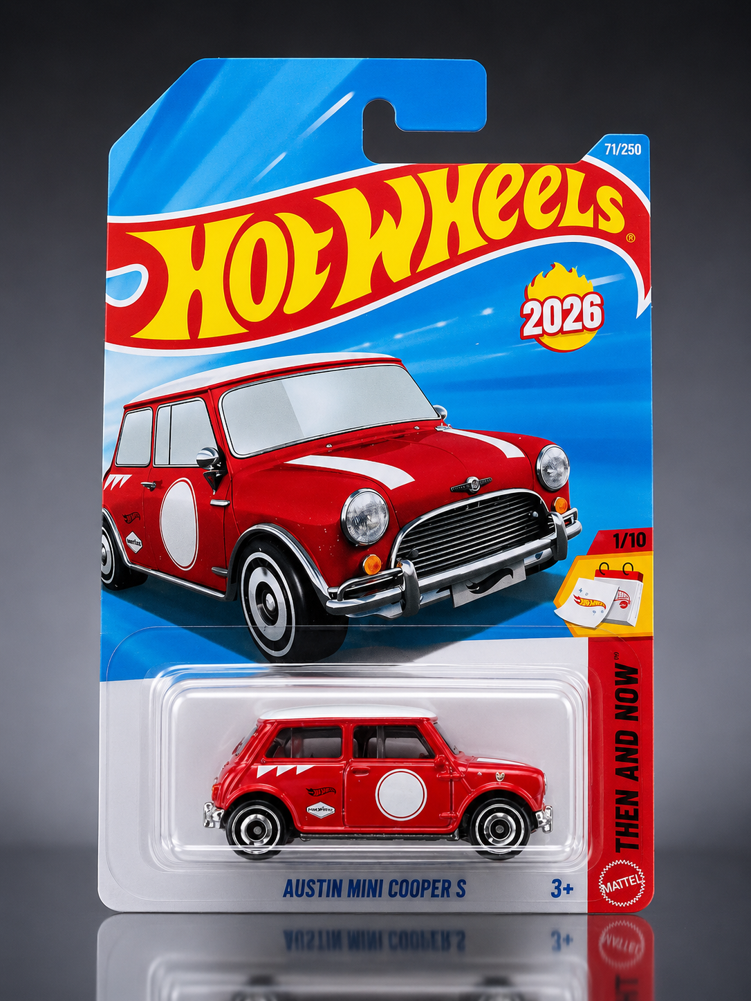 Smily Buds Hot Wheels Austin Mini Cooper S Then and Now Ages 3 and Up 71/250 (Red)