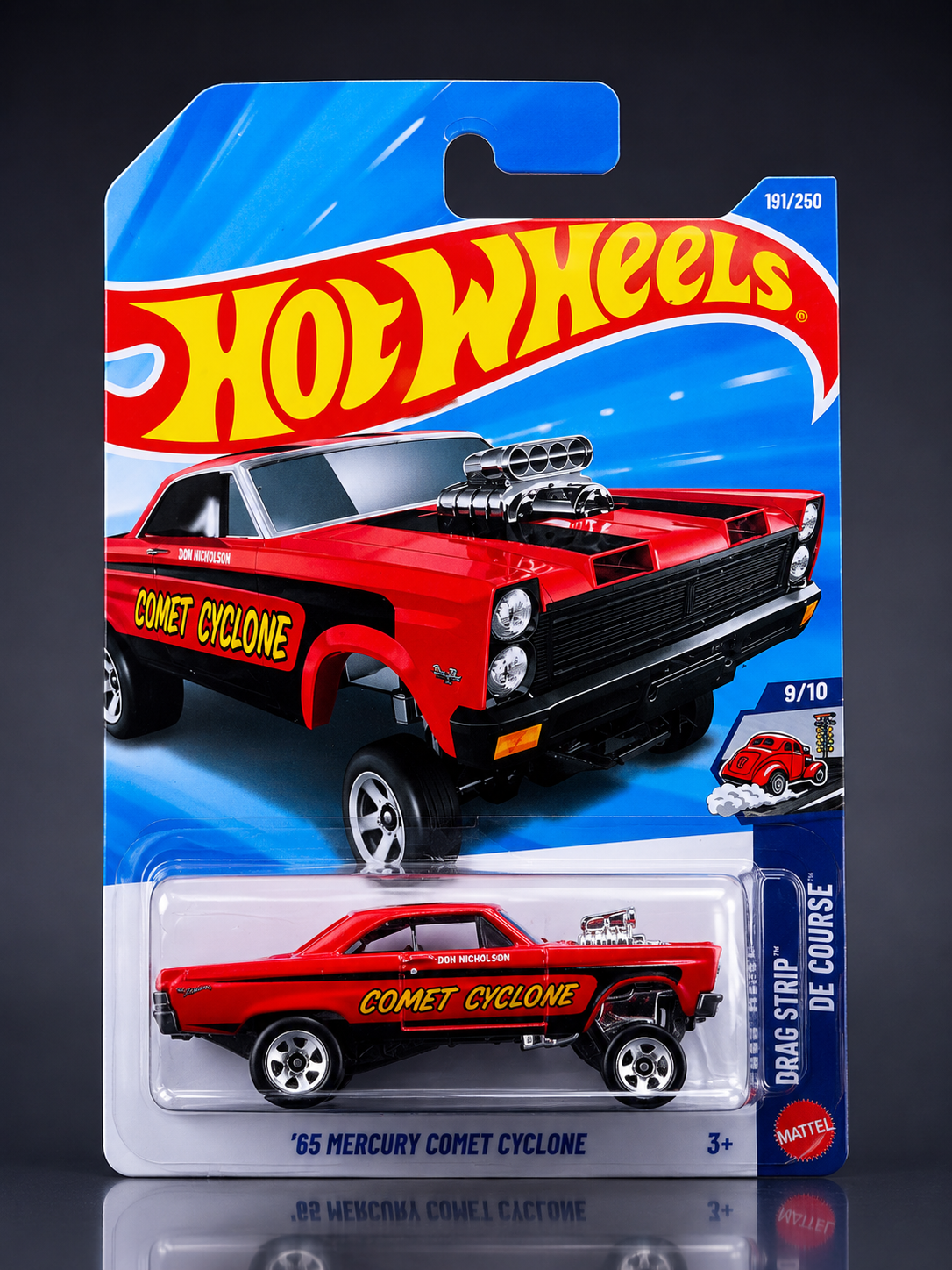 Smily Buds - Hot Wheels 65 Mercury Comet Cyclone Drag Racers Ages 3 and Up 191/250