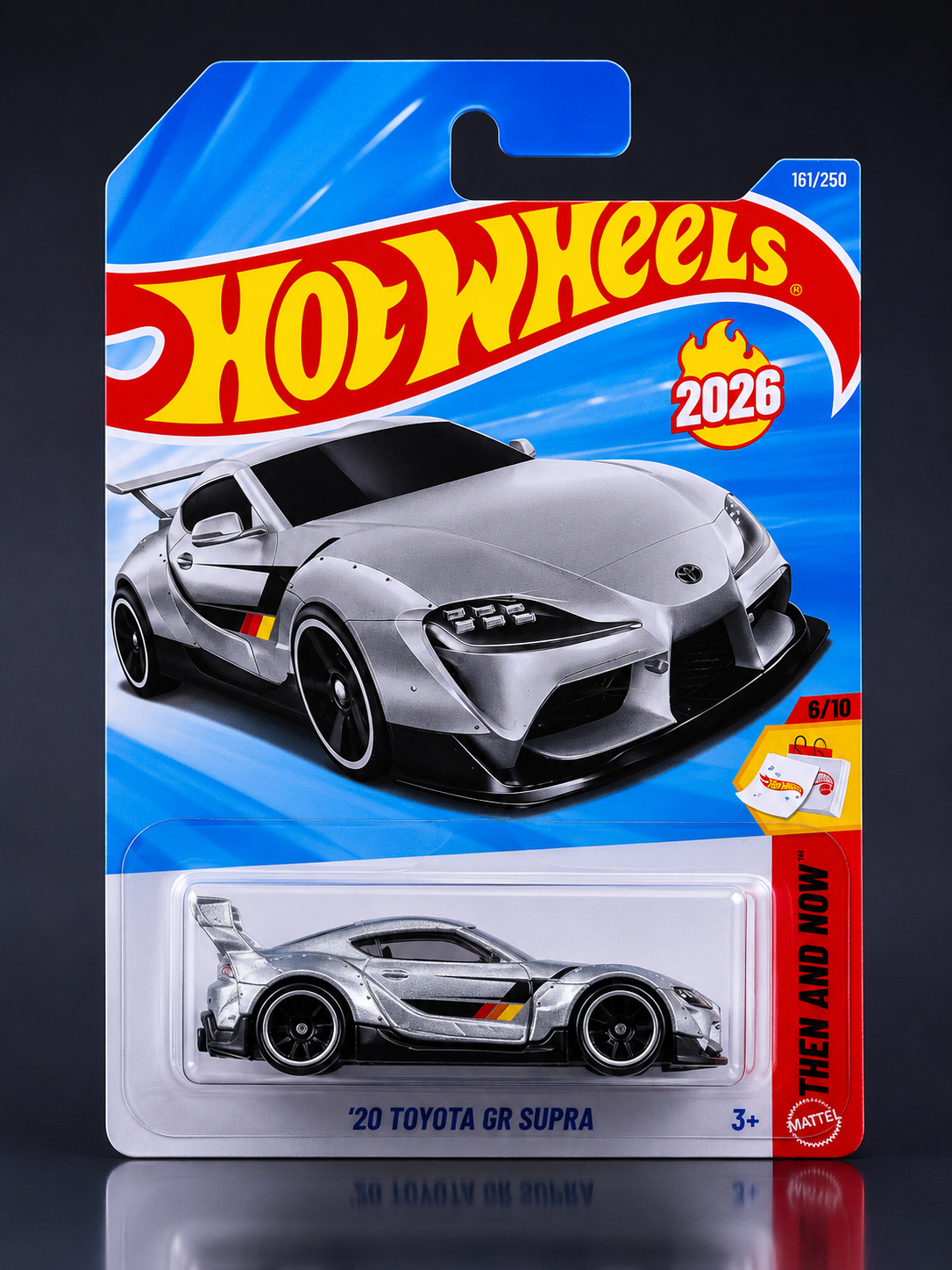 Smily Buds - Collectors Hot Wheels 20 Toyota GR Supra 6/10 (Silver)