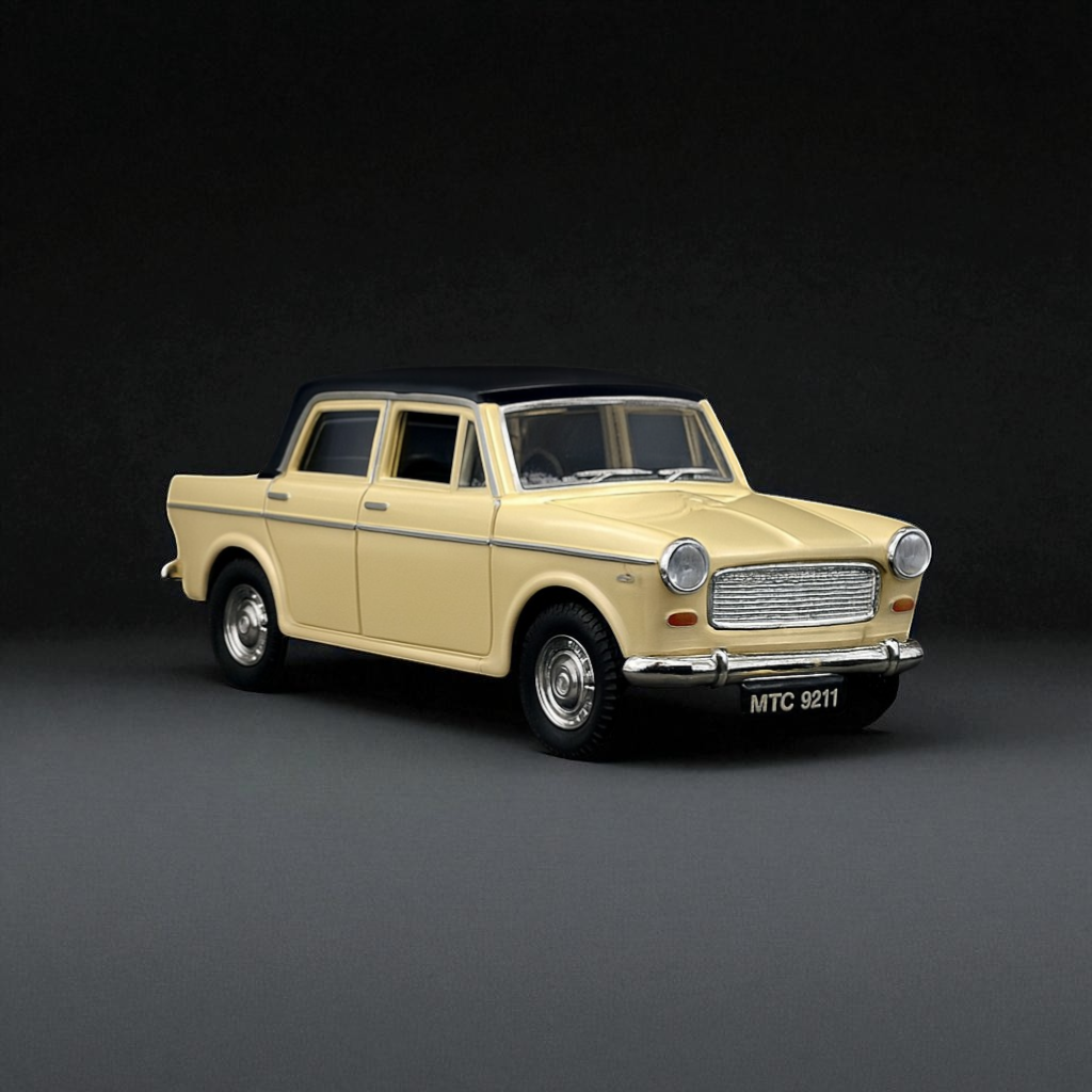 Smily Buds - MTC 9211 Padmini Fiat Classic Cars Cream & Blue