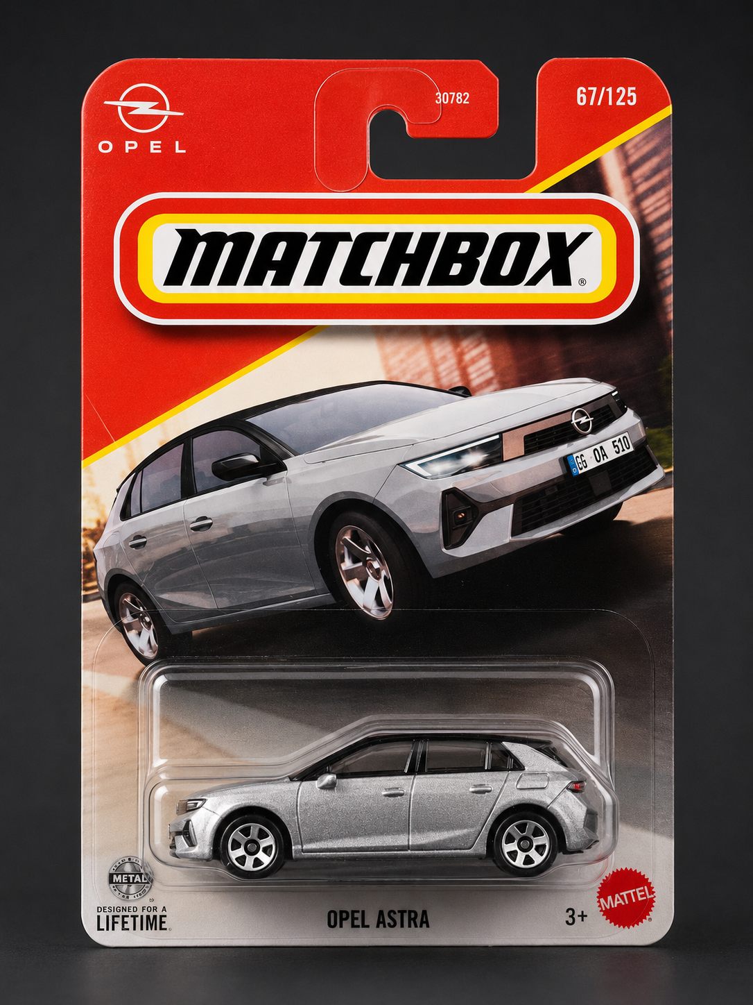 Smily Buds Hot Wheels 2026 Match Box Opel Astra for 3 Years & Above 67/125 (Grey)