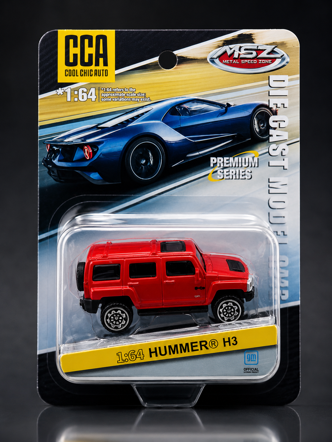 Smily Buds -Collectors EXCLUSIVES CCA Premium Hummer H3 - Red (Scale 1:64)