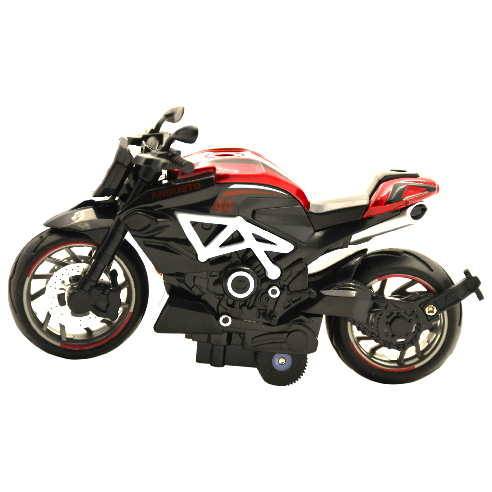 Smily Buds - Diecast Motorcycle Toy Bike 1:14 Scale Model,Pull Back Vehicles Alloy Simulation Superbike