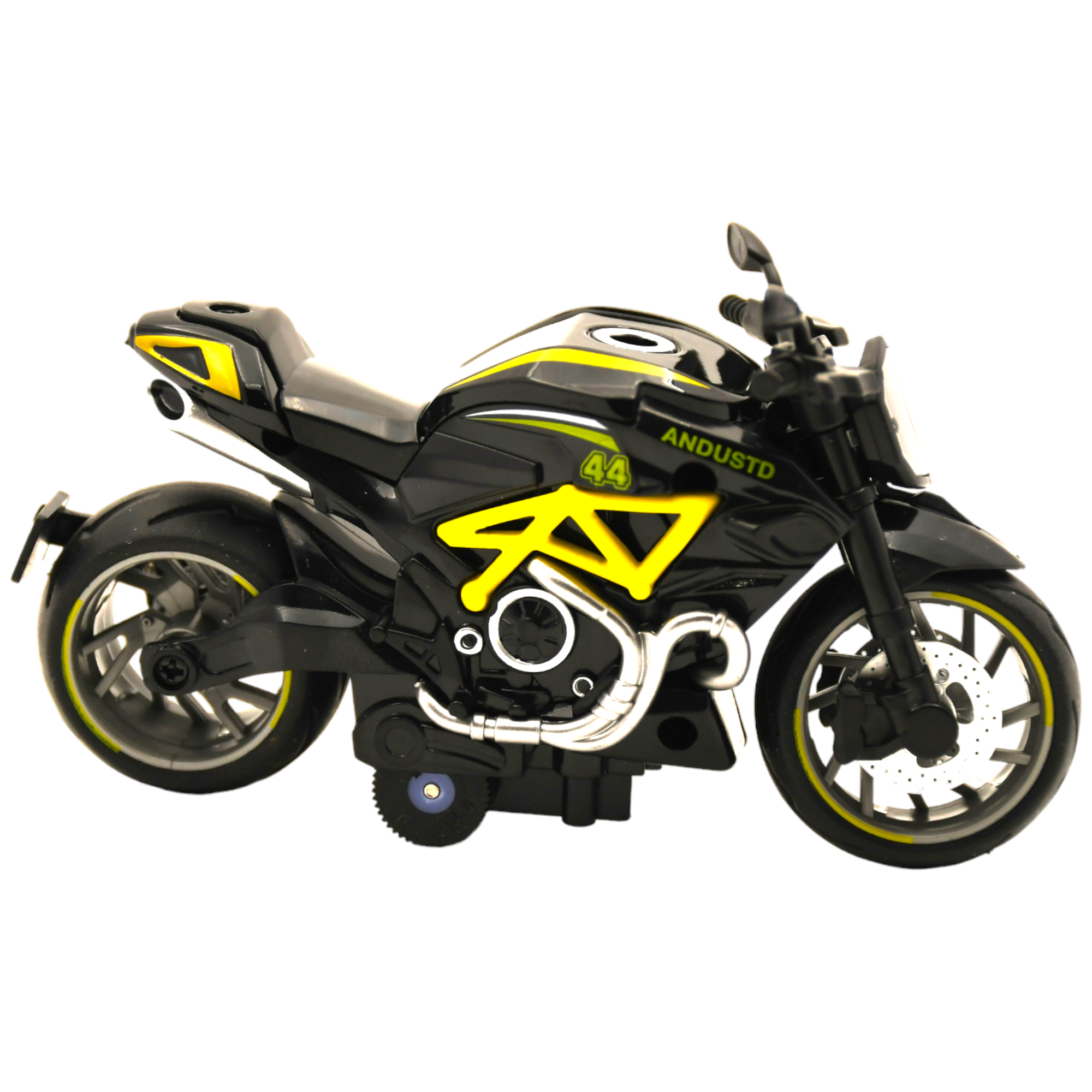 Smily Buds - Diecast Motorcycle Toy Bike 1:14 Scale Model,Pull Back Vehicles Alloy Simulation Superbike