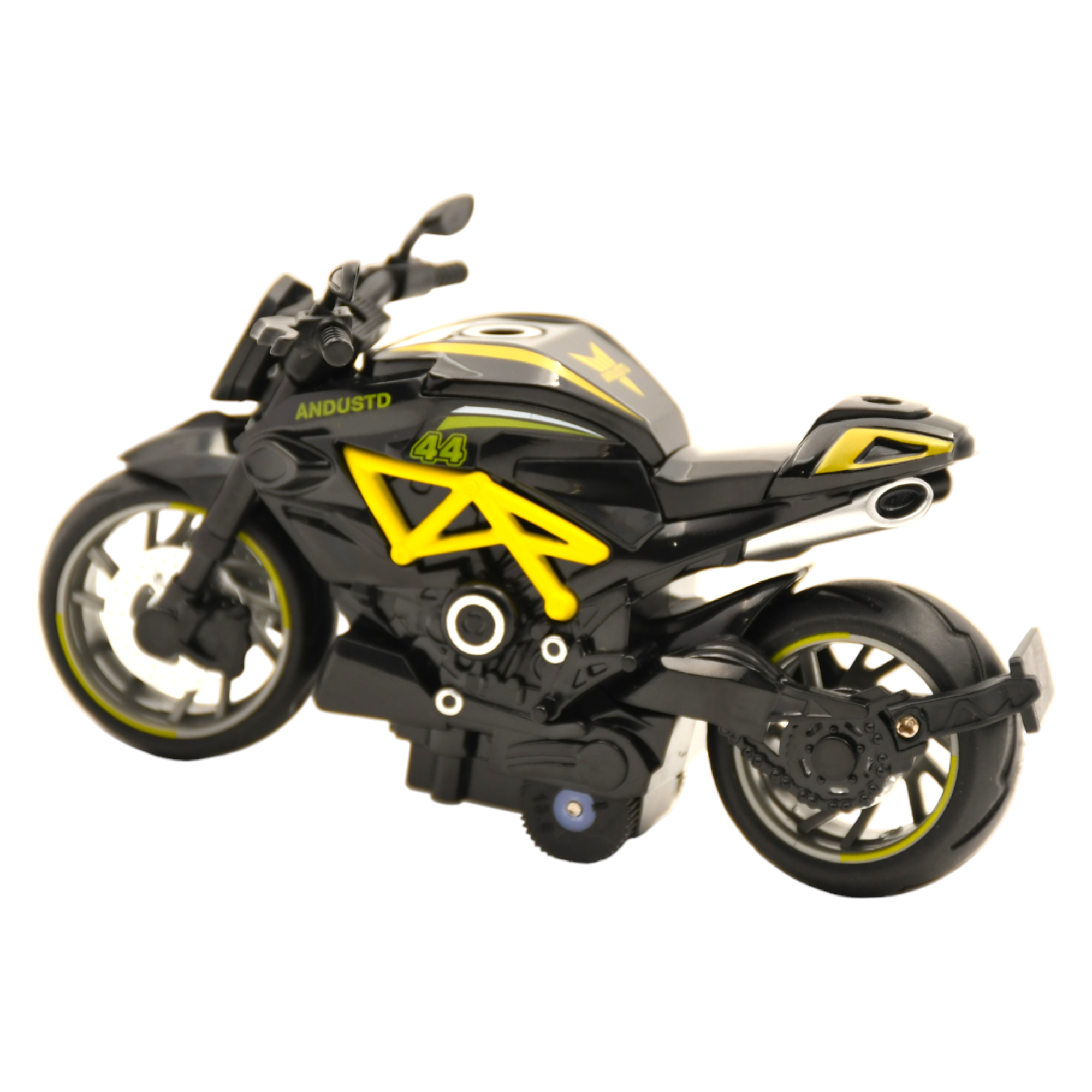 Smily Buds - Diecast Motorcycle Toy Bike 1:14 Scale Model,Pull Back Vehicles Alloy Simulation Superbike