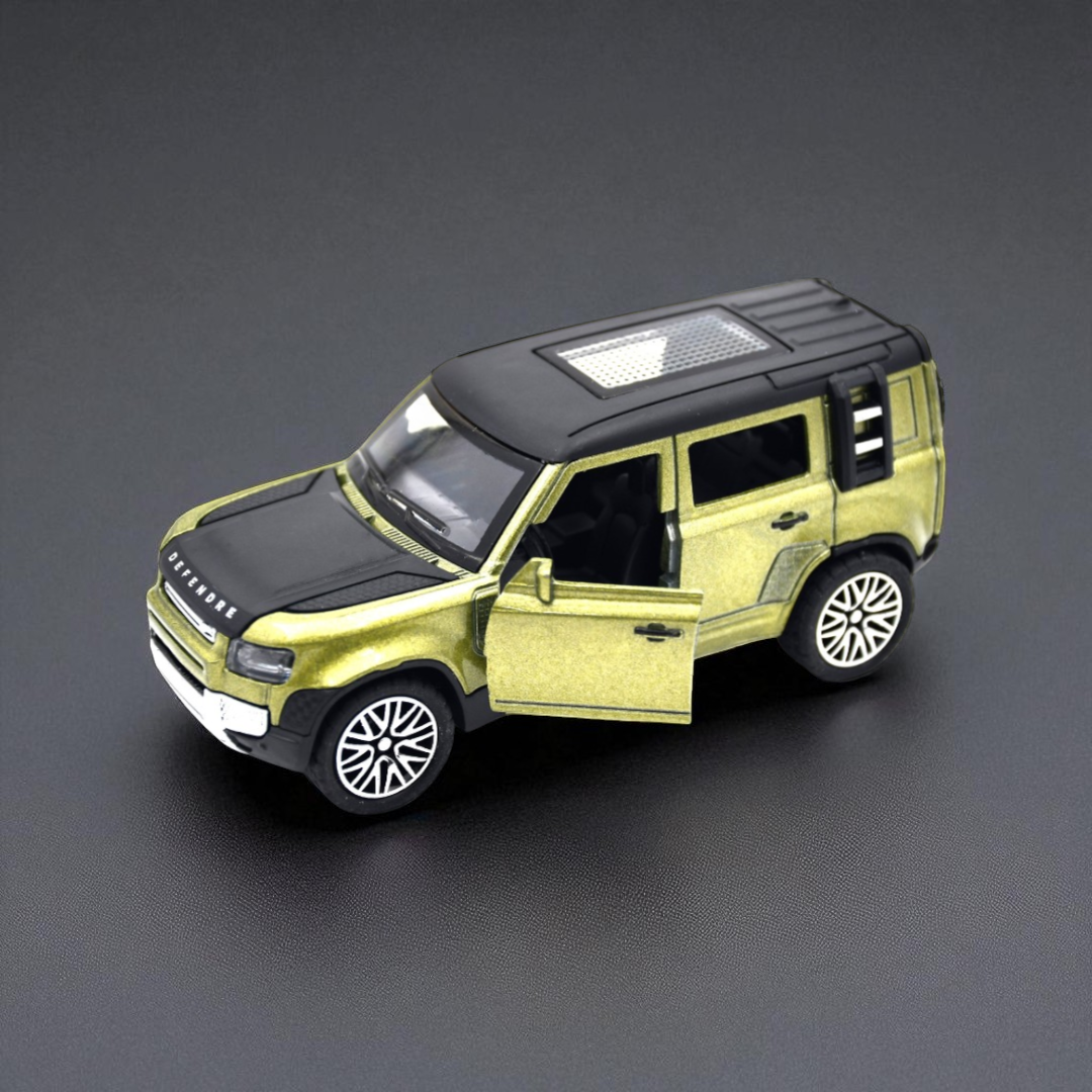 Smily Buds - Scale 1:36 Diecast Metal Car Model Defender Toy Combo