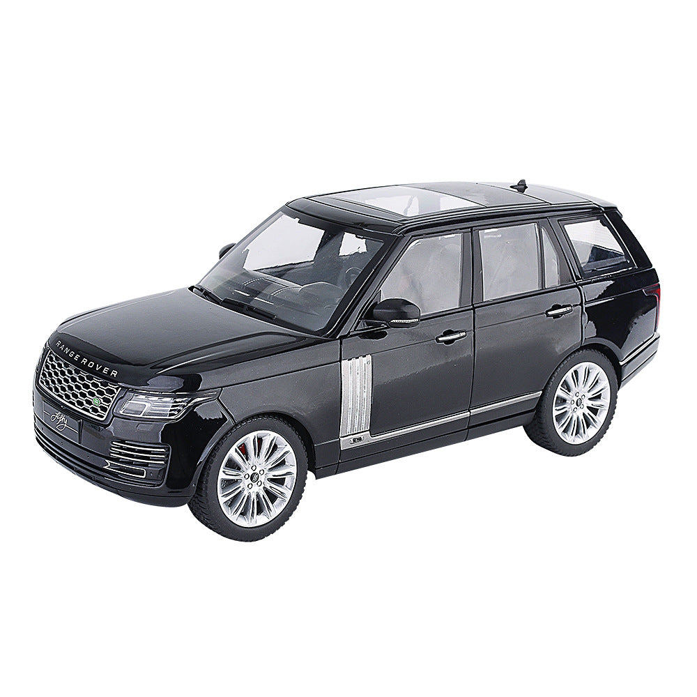 Smily Buds - 1:32 Scale Range Rover Alloy Pull Back Die-cast Car Model with Sound & Light | Premium Metal Toy for Kids & Collectors - Black