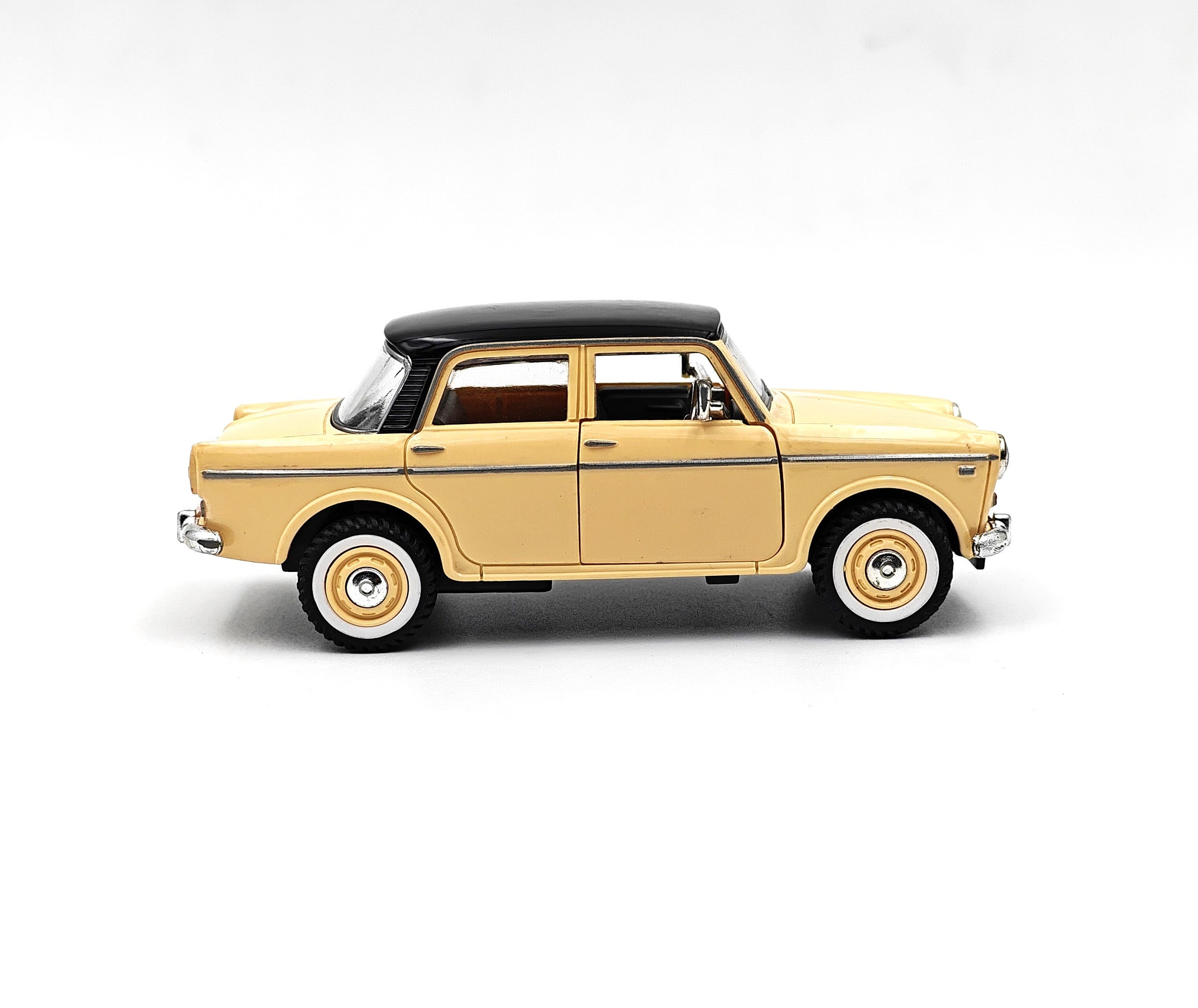 Smily Buds - Vintage Model MTC 9211 Padmini Fiat Classic Toy Pull Back Cars