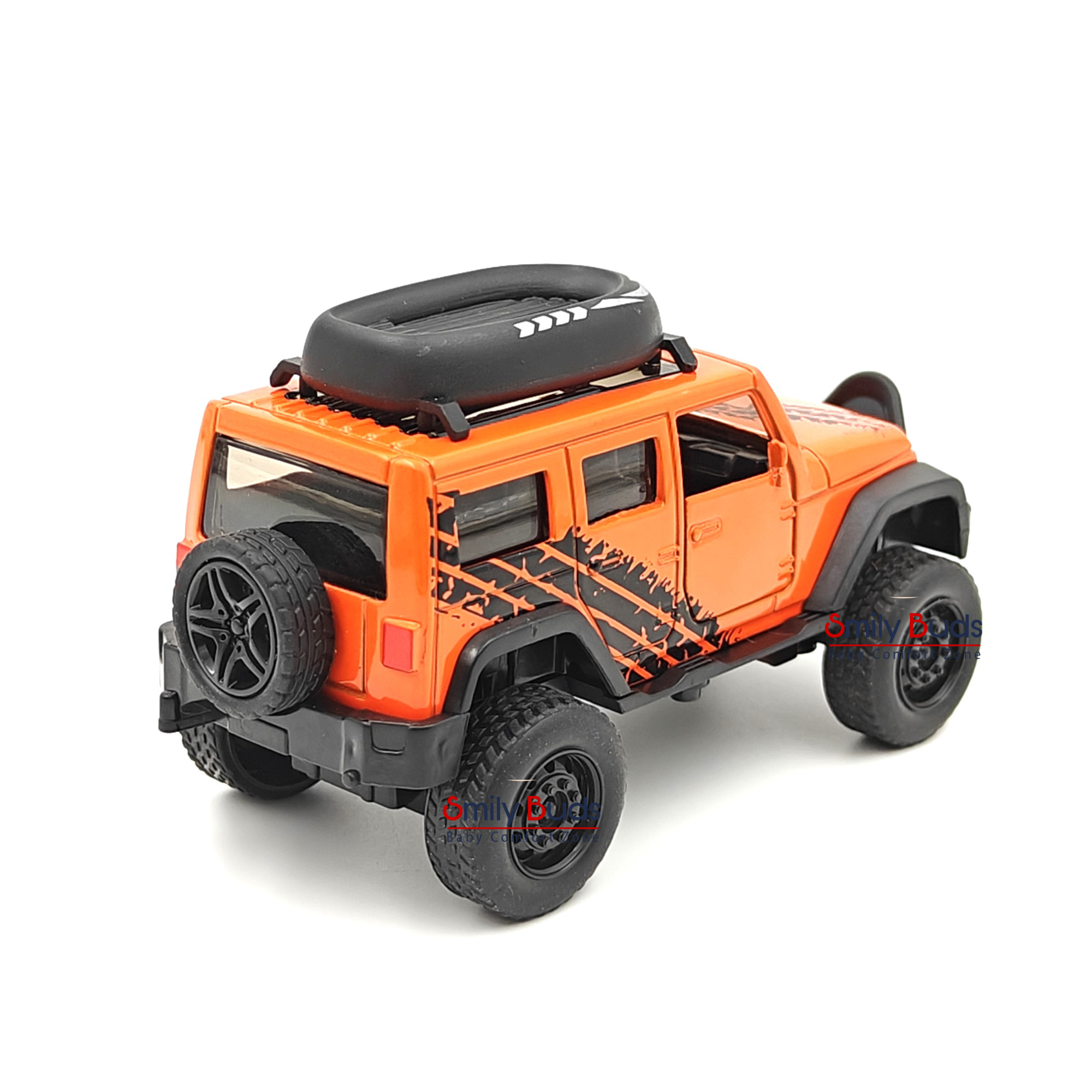 Smily Buds - Die-Cast Off-Road Thar 4x4 Vehicle Collection, 1:36 Scales - Orange