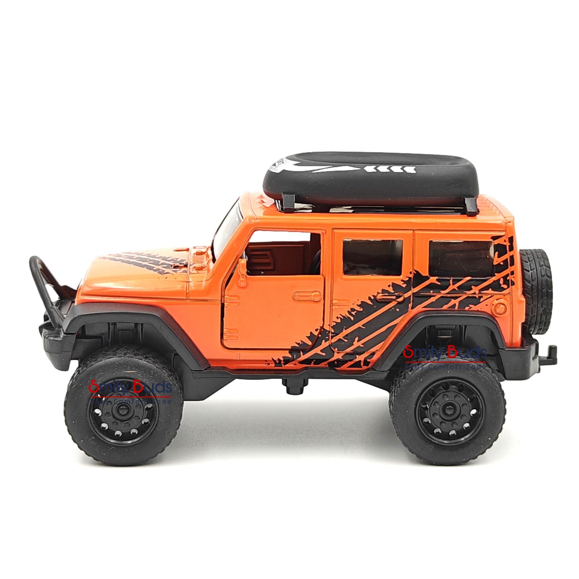 Smily Buds - Die-Cast Off-Road Thar 4x4 Vehicle Collection, 1:36 Scales - Orange