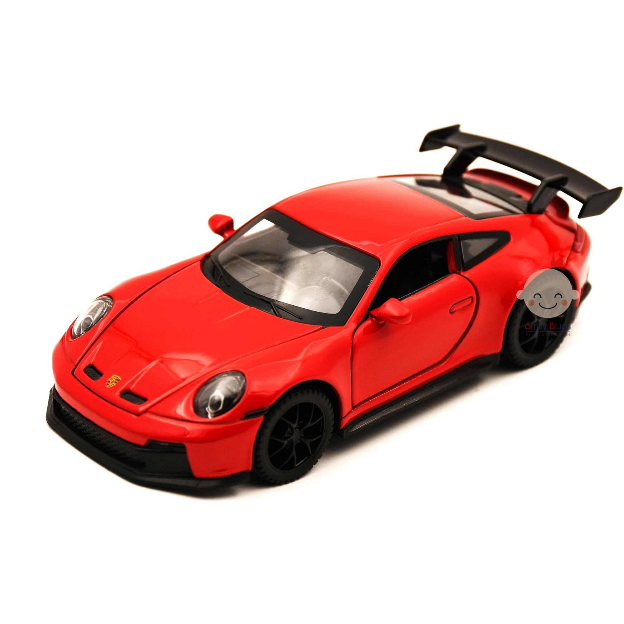 Smily Buds Diecast Alloy Metal Porsche Pull Back Toy Die-Cast with Openable Doors & Light Music Best Gifts Toys Kids