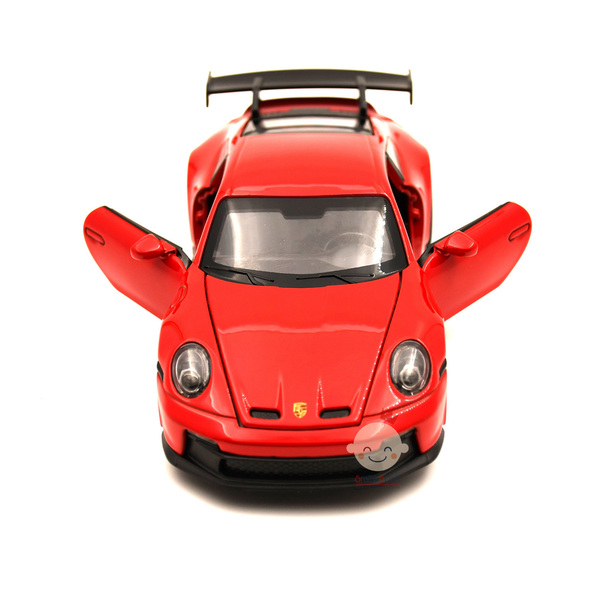 Smily Buds Diecast Alloy Metal Porsche Pull Back Toy Die-Cast with Openable Doors & Light Music Best Gifts Toys Kids