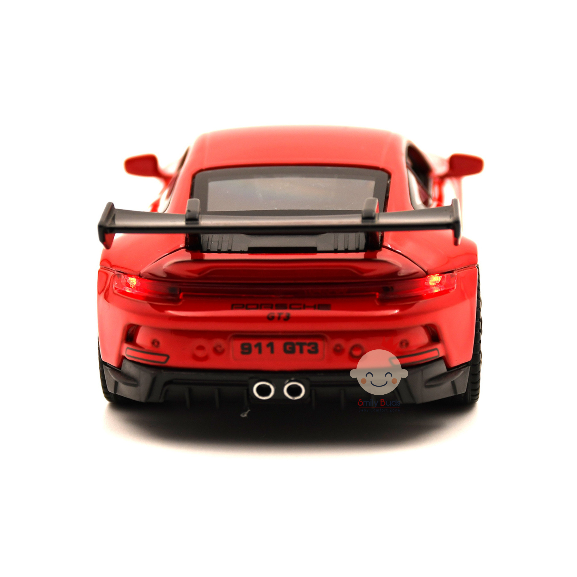 Smily Buds Diecast Alloy Metal Porsche Pull Back Toy Die-Cast with Openable Doors & Light Music Best Gifts Toys Kids