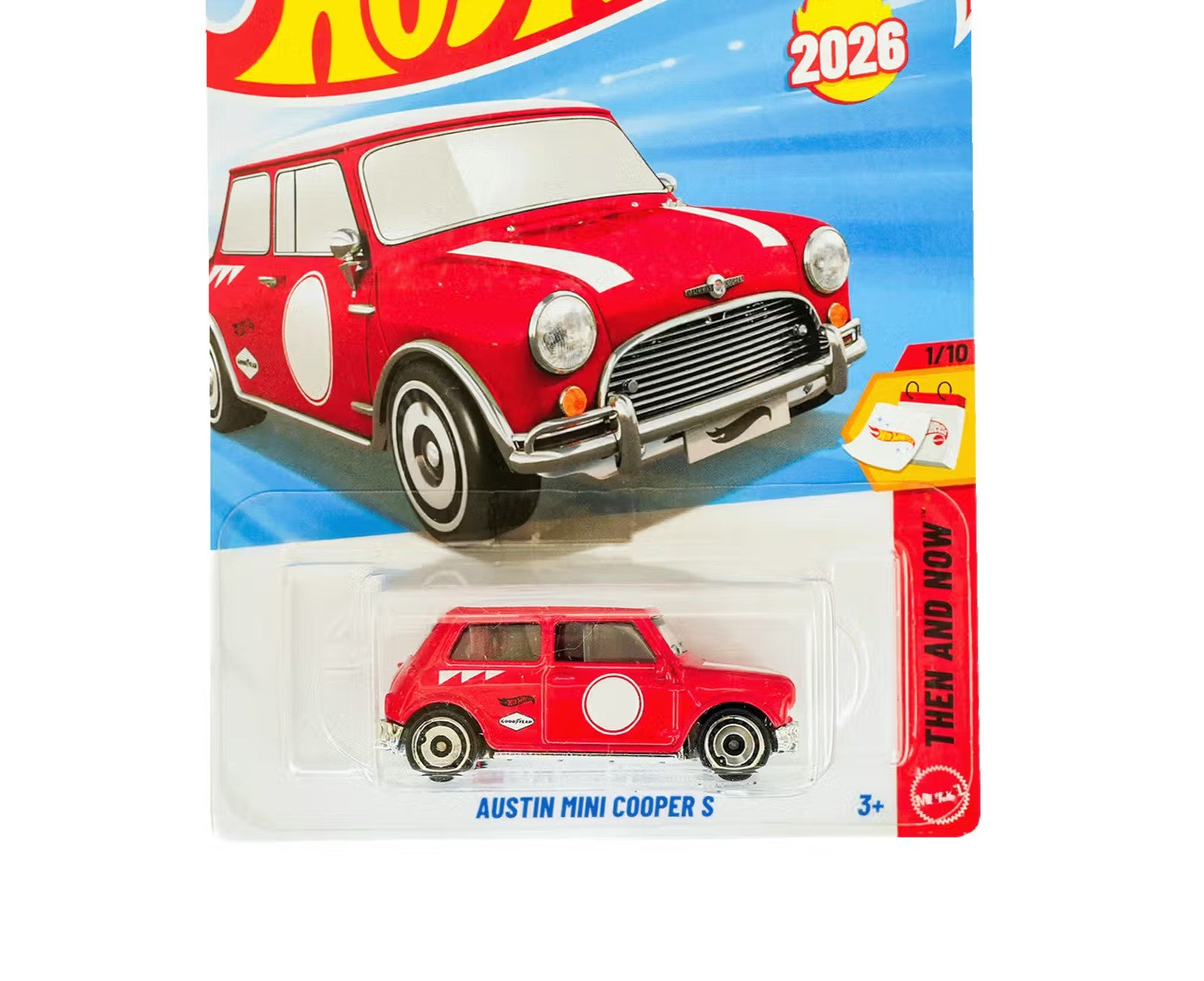 Smily Buds Hot Wheels Austin Mini Cooper S Then and Now Ages 3 and Up 71/250 (Red)