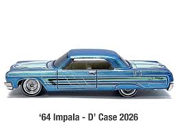 Smily Buds Hot Wheels 64 Impala Layin Low Ages 3 and Up 95/250 (Blue)