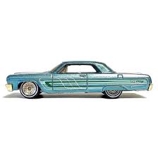 Smily Buds Hot Wheels 64 Impala Layin Low Ages 3 and Up 95/250 (Blue)