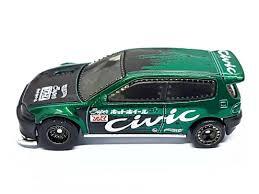 Smily Buds- Hot Wheels Honda Civic Custom [Teal] Drag Racers 8/10, 159/250-1:64 Scale Diecast Toy Vehicle