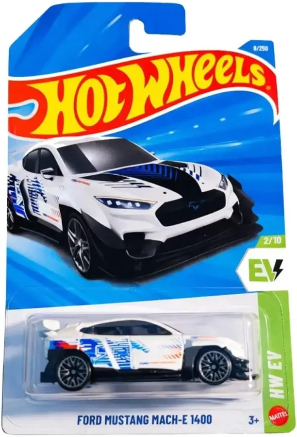 Smily Buds - Hot Wheels Ford Mustang Mach-E 1400 HW EV 2/10 (White)